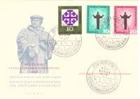 12.08.1959 BRD FDC, Evangelischer Kirchentag, M&uuml;nchen, Michel-Katalog-Nr.: 314, Luther Briefmarken