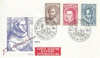 Martin Luther, Luther Briefmarken, Painter Jacob Jordaens, Ida de Bure, Marnix Van Aldegonde, Protestantismus in Belgien,Mchel-Katalog-Nr.: 1347 - 1349