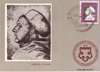 450 Jahre Reformation, Martin Luther, Luther Briefmarken, DDR, Lutherhaus, Wittenberg, Scho&szlig;kirche Wittenberg