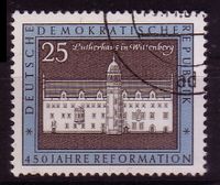 Wittenberg Augustiner-Eremiten Kloster, Martin Luther, Luther Briefmarken