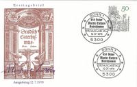 Martin Luther, Katechismus, Lucas Cranach, FDC, Erstagsbrief, Martin Luthers Katechismus, Michel 1016, Martin Luther, Luther Briefmarken