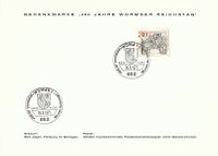 Martin Luther, Kaiser Karl V., Reichstag zu Worms, Luther Briefmarken