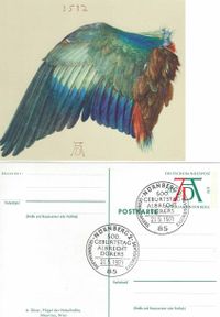 Michel Nummer PSo 3/01-05; Albrecht D&uuml;rer; Luther Briefmarken