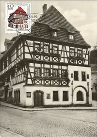 B&uuml;rgerhaus, Eisenach, Lutherhaus, Martin Luther, DDR