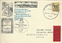 19.04.1989 DDR FDC Thomas M&uuml;nzer