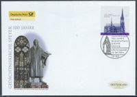 Ged&auml;chtniskirche Speyer, Luther Briefmarken, Ersttagstempel Berlin &quot;Martin Luther&quot;