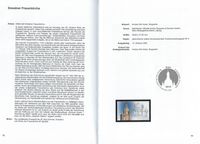 Michel-Katalog-Nummer: Bund 2491, Atelieredition 2005, Weihe der Dresdner Frauenkirche, Lutherdenkmal Dresden, Luther Briefmarken