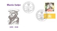 Luther Briefmarken, Michel 1841, Ersttagsbrief, FDC, 450 Jahre Todestag Martin Luther, Martin Luther