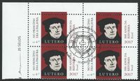 Antonia Graschberger, M&uuml;nchen, NL-Nummer: NL75-1611, Gemeinschaftsausgaben, Reformation / Martin Luther, Michel-Nummer: 4477, Luther Briefmarken, Luther Brasil, Luther Brasilien, Reformation Brasil, Reformation