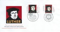 Antonia Graschberger, M&uuml;nchen, NL-Nummer: NL75-1611, Gemeinschaftsausgaben, Reformation / Martin Luther, Michel-Nummer: 4477, Luther Briefmarken, Luther Brasil, Luther Brasilien, Reformation Brasil, Reformation