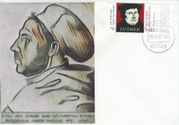 67549 Worms, Worms, Erstagsstempel Worms, 500 Jahre Reformation, Luther Briefmarken