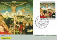 Michel-Nr.: 3975, Italien, Italien &#039;500 J. Reformation, Cranach u. Luther&#039; / Italy &#039;500th ann. of Reformation, Cranach &amp; Luther&#039; VP/PP 2017 , Luther Briefmarken