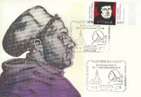 01.05.2017 Leutkirchen im Allg&auml;u Stempellnummer 07 084, Luther Briefmarken, 500 Jahre Reformation