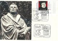 Luther Briefmarken, Luther Worms, Maximumkarte Luther, Lutherstempel, Lutherdenkmal Worms, Reformationsdenkmal Worms