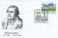 Ungarn Sonderstempel 24.10.2017 &quot;500 Jahre Reformation / Martin Luther&quot;