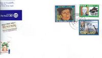 &Ouml;kumenischer Kongress, Kemp Land, Calvin, William Booth, Joseph Smith, Luther,, Luther Briefmarken