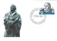 Privatpost Nordkurier, Individual Briefmarke, Luther Briefmarken, Martin Luther