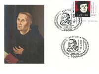 Reformation, Luther, Briefmarken, Erfurt, Worms, Luther Briefmarken