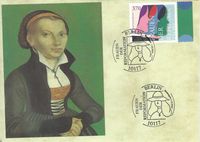 Susann Stefanizen, Berlin, Ministerkarte, Frauen der Reformation, Martin Luther Briefmarken, Martin Luther, Luther Briefmarken, Reformation