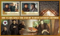 2020 Liberia, Agenturbriefmarken, Martin Luther, Reformation, Afrika Luther Briefmarken