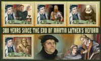 Namibia, Agenturbriefmarken, Martin Luther, Reformation, Afrika Luther Briefmarken