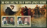 Namibia, Agenturbriefmarken, Martin Luther, Reformation, Afrika Luther Briefmarken