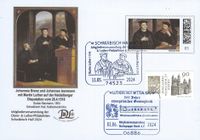 06886 LUTHERSTADT WITTENBERG, 01.06.2024, RECHTECKSTEMPEL, Motiv: Notenzeile aus dem Gesangbuch von Johannes Walter 1524 Sonderstempelnummer: 10/057, Lutherbriefmarken, Luther Briefmarken