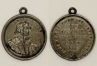 Zinnmedaille 1883 auf das Lutherjubil&auml;um