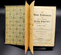 Das neues Testament unsers Herrn und Heilandes Jesu Chisti nach der deutschen &Uuml;bersetzung Martin Luthers kleine Taschenausgabe Stuttgart 1910