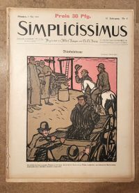 Simplicissimus, Zeitschriften, Wilhelm Sch&auml;fer, Jacobus Schnellpfeffer (d. i. Carl Georg von Maassen), llustrator Wilhelm Schulz, llustrator Alfons Woelfle, llustrator A. Schorling, Simplicissimus-Verlag, M&uuml;nchen, Simplicissimus Luther