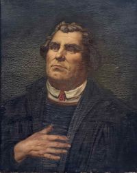 Luther Portait, Martin Luther, Gem&auml;lde, Luther Gem&auml;lde, Reformator