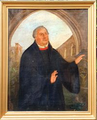 Luther Portait, Martin Luther, &Ouml;l auf Leinwand, Martin Luther; &Ouml;l auf Leinwand, Martin Luther, Gem&auml;lde, Luther Gem&auml;lde, Reformator