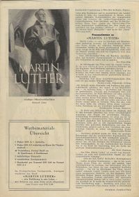 Irving Pichel, Martin Luther, Gregor Br&uuml;ck, Niall MacGinnis, Lutherfilm 1953