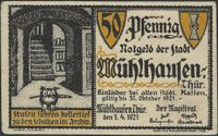 Notgeld, 1921 M&uuml;hlhausen Geldschein