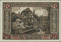 Luther Notgeld, Luther Briefmarken, Lutherfeier 1921 in Eisenach, Notgeld Eisenach