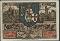 Luther Notgeld, Luther Briefmarken, Lutherfeier 1921 in Eisenach, Notgeld Eisenach