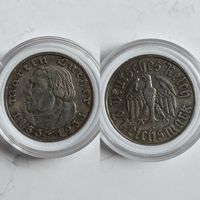 Historische Silberm&uuml;nze 2 Reichsmark &quot;Martin Luther&quot;