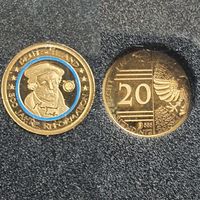 20 Euro-Entwurf 2017 - 500 Jahre Reformation, Martin Luther, - 585er Gold - Zertifikat