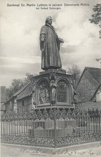 Postkarte Lutherdenkmal, Lutherdenkmal, Luther Briefmarken, Martin Luther, Luther-Denkm&auml;ler, Lutherdenkm&auml;ler, Martin Luther Denkmal