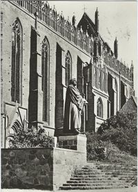 Luther-Denkmal Prenslau Marienkirche; Postkarte Lutherdenkmal, Lutherdenkmal, Luther Briefmarken, Martin Luther, Luther-Denkm&auml;ler, Lutherdenkm&auml;ler, Martin Luther Denkmal