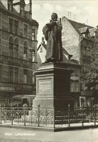 Postkarte Lutherdenkmal, Lutherdenkmal, Luther Briefmarken, Martin Luther, Luther-Denkm&auml;ler, Lutherdenkm&auml;ler, Martin Luther Denkmal