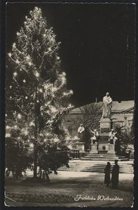 6520 Worms Weihnachten Lutherdenkmal AKU1 Worms Stadtkreis