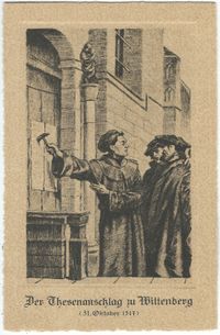 Lutherfilmdenkmal , Luther Postkarten, Martin Luther, Luther Briefmarken