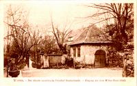 Der Heilige Sand in Worms, JUDAIKA WORMS DER &Auml;LTESTE JUDAIKA FRIEDHOF DEUTSCHLANDS EINGANG M THAR - HAUS