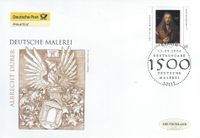 13.04.2006 BRD FDC Albrecht D&uuml;rer Ersttagstempel Berlin - Serien: Deutsche Malerei 2006, Michel DE 2531KB, Ausgabedatum: 13.04.2006, Papier: fluoreszierend, Wert: 145 ct - Eurocent, Auflage: 1.750.000; Luther Briefmarken